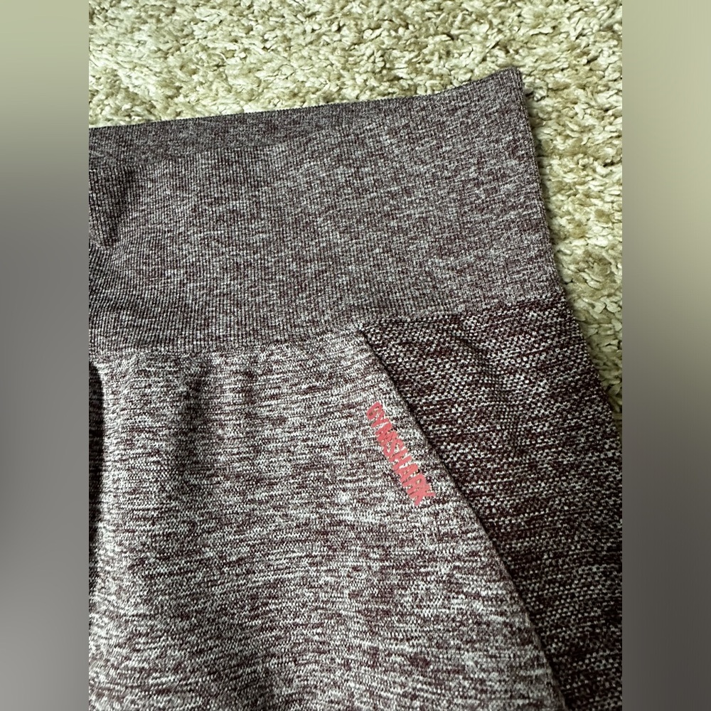 Gymshark Flex High Waisted Leggings - Berry/Rose - Picture 3 of 4
